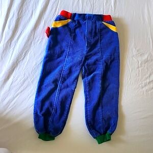 Colorful 70s toddler pants